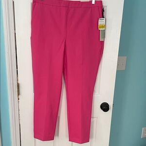 Rachel Zoe Vibrant Pink Cropped Pants